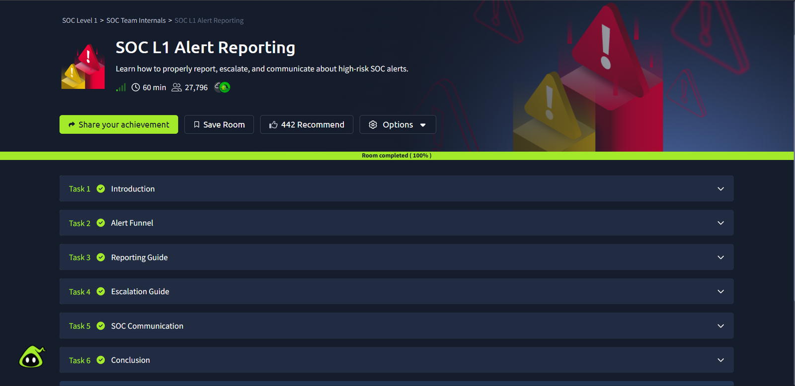 SOC L1 Alert Reporting
